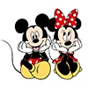 ミッキーマウス & ミニーマウス